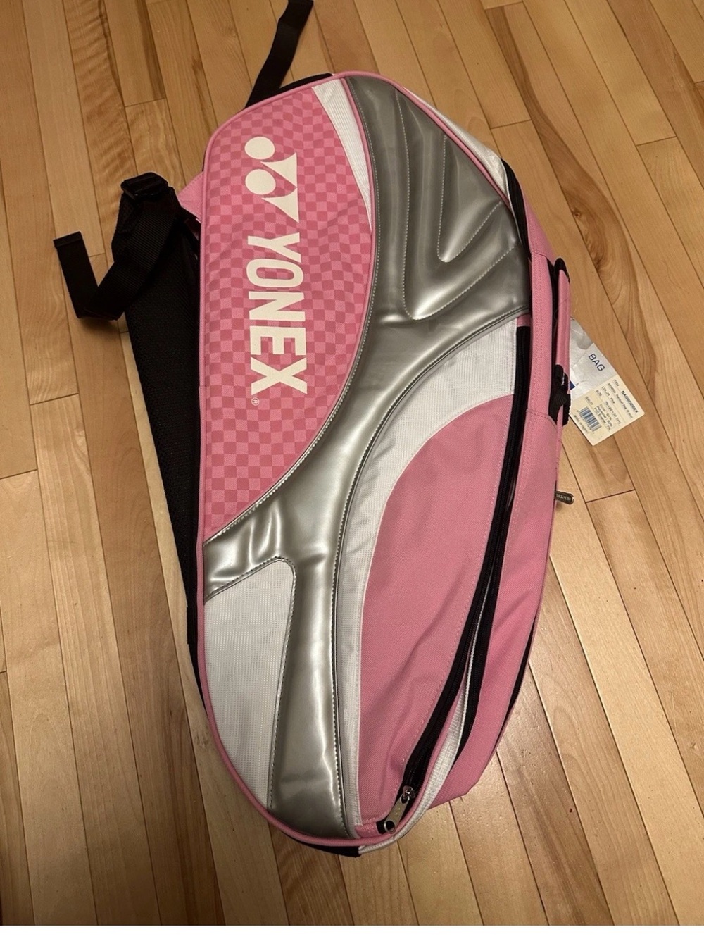 Yonex Tennis Badminton Racket Bag Black Pink Sporting Goods Brand New Unused